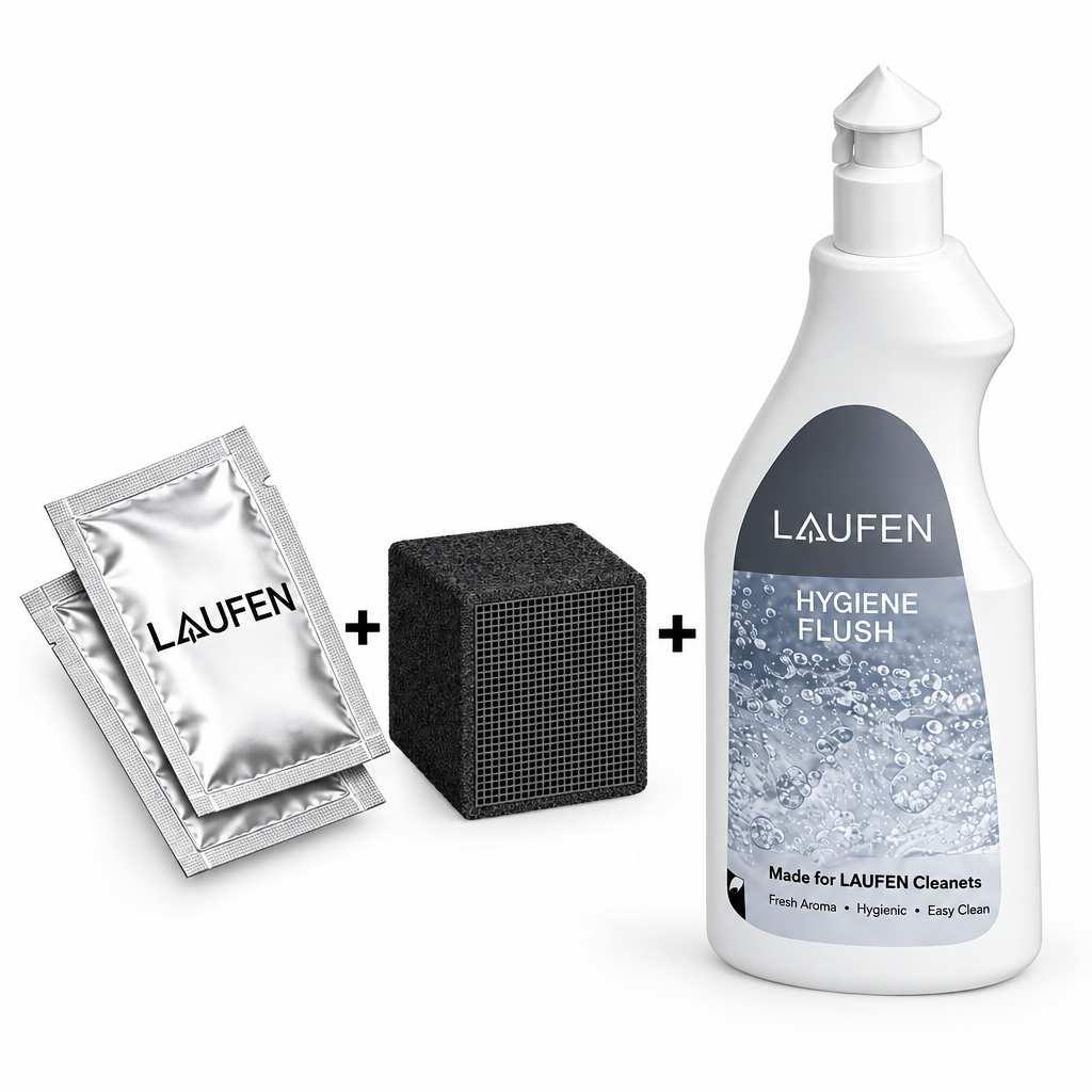 Set: Carbon Filter, 1 pc. + Descaling agent, 2 pouches for 2 appliances + hygienic flush soap
