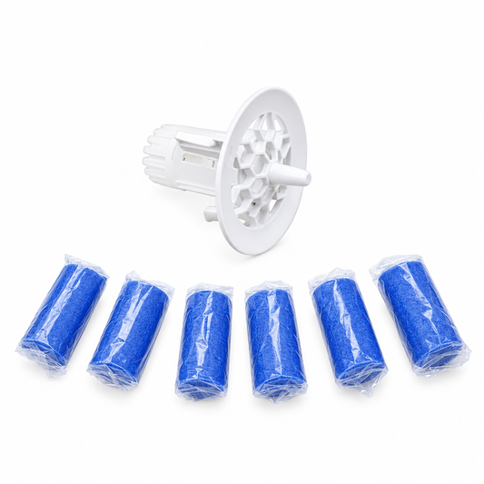 RefillKit for urinal Vila with 6 fresh sticks and sieve