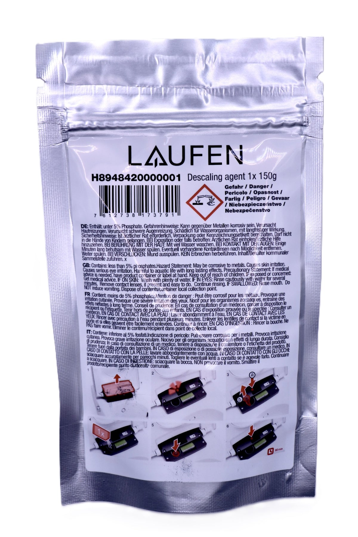 Descaling tabs (6 pcs for 2 appliances) 
