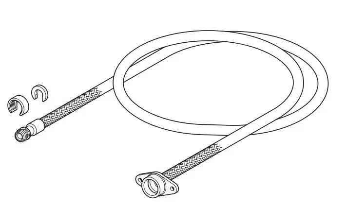 Water connection set for 19.5 cm connection Cleanet Navia